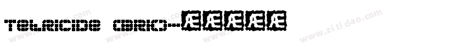 Tetricide (BRK)字体转换